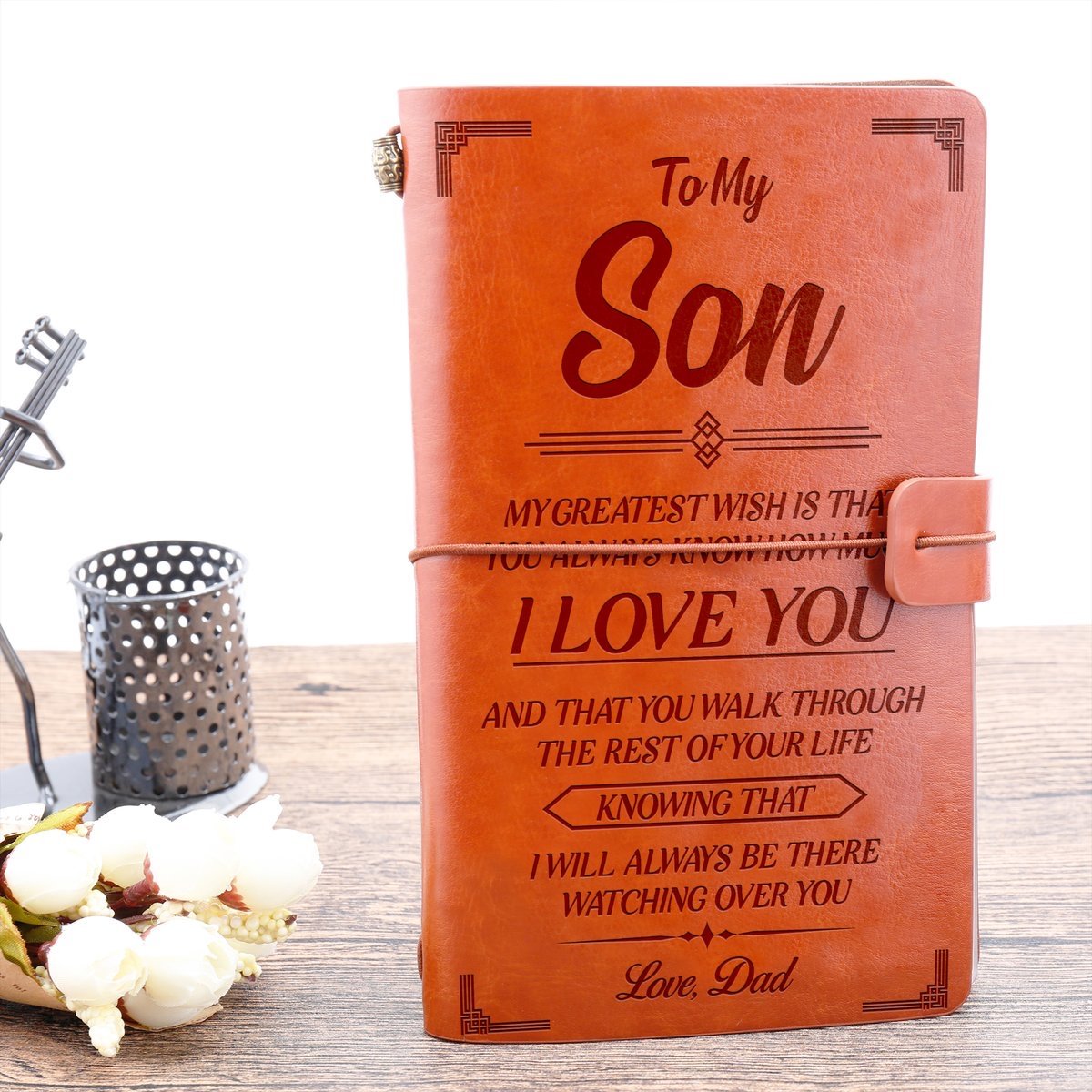 To My Son - Vintage Journal Notebook-A Loves Gift