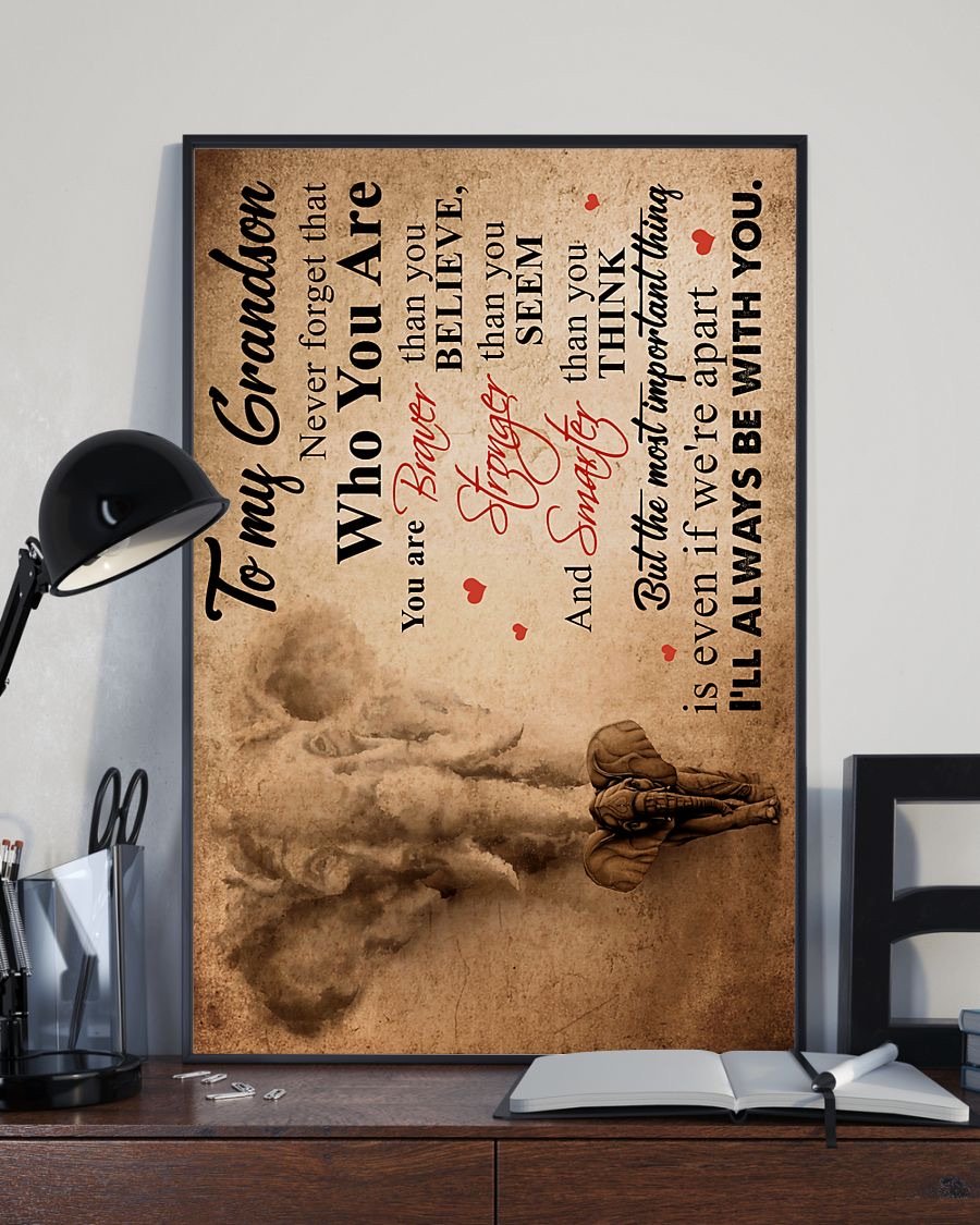 To My Grandson Poster-A Loves Gift