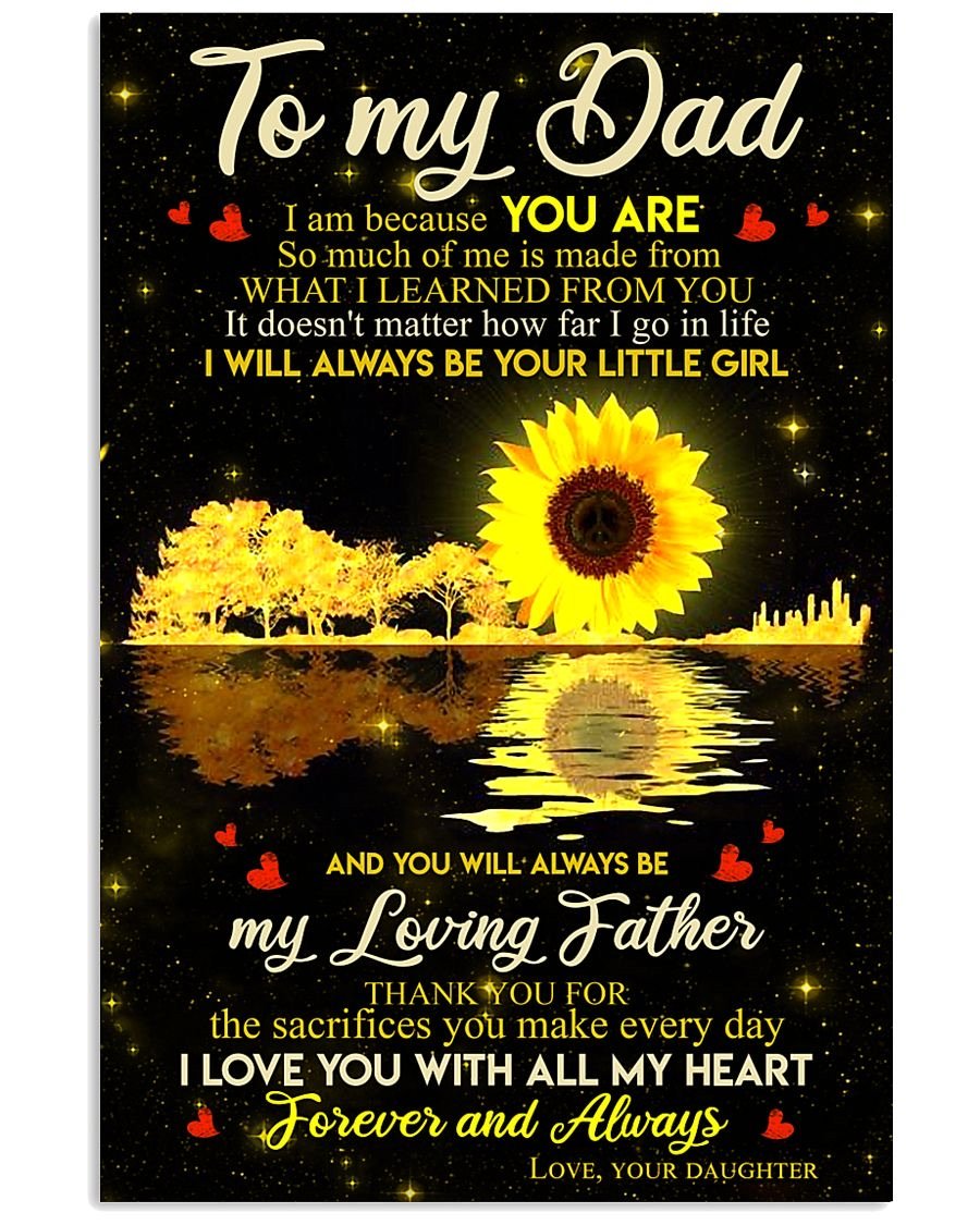 To My Dad Poster-A Loves Gift