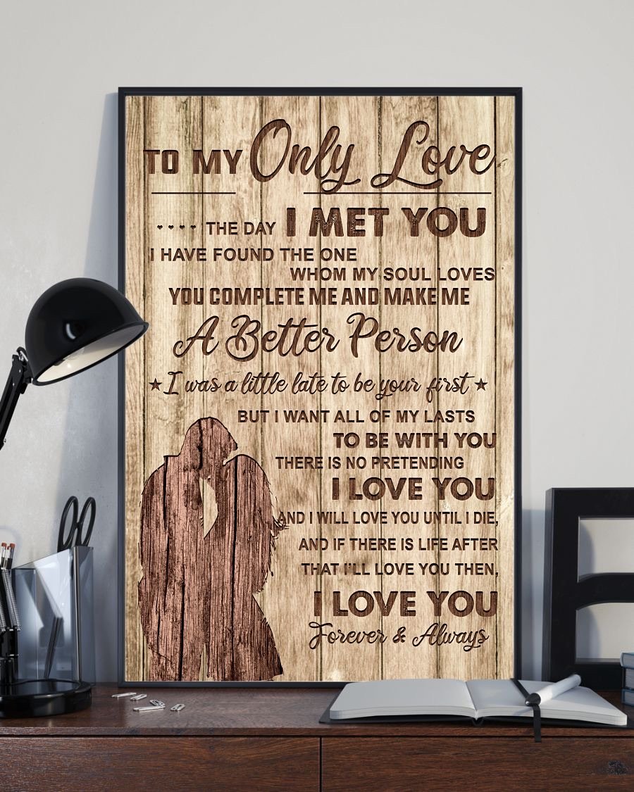 Perfect Gifts For Husband - To My Husband Poster-A Loves Gift