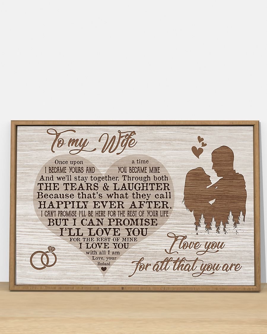 Perfect Gifts For Wife - To My Wife  Poster-A Loves Gift