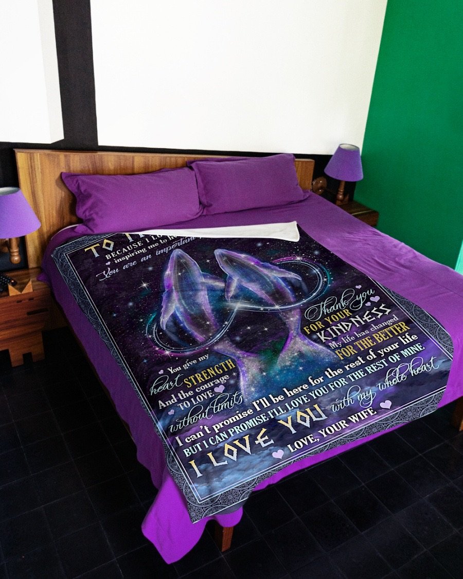 Fleece Blanket - To My Husband Fleece Blanket-A Loves Gift