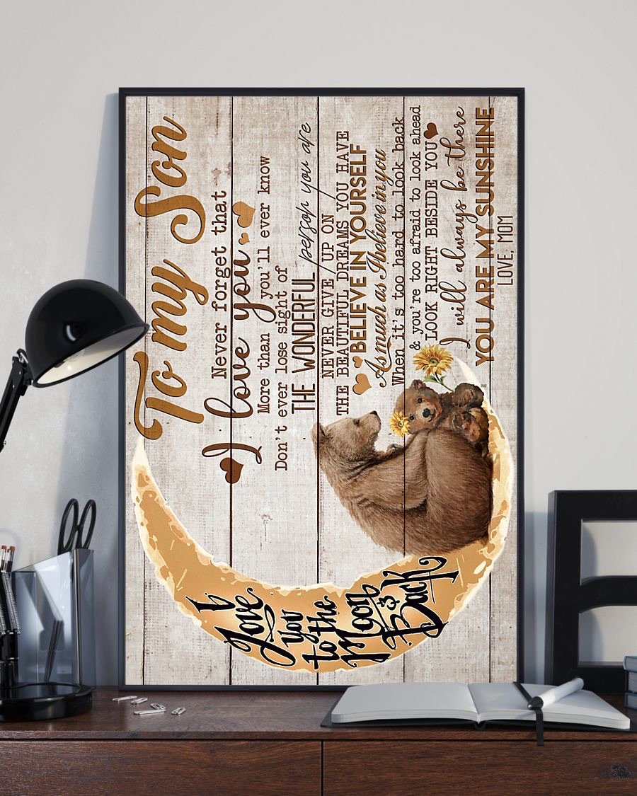 To My Son Poster - Great Gifts For Your Son-A Loves Gift