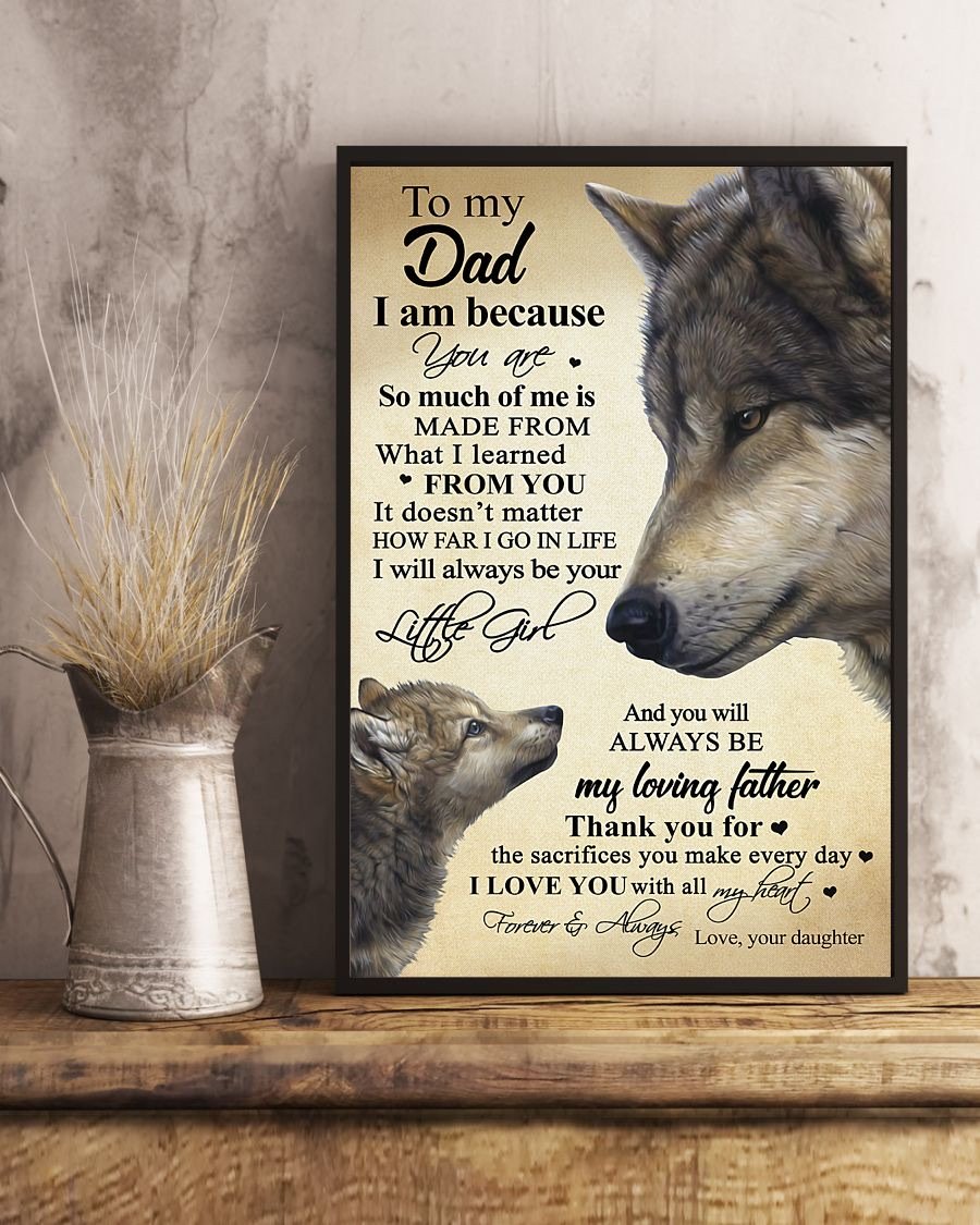 To My Dad Poster-A Loves Gift