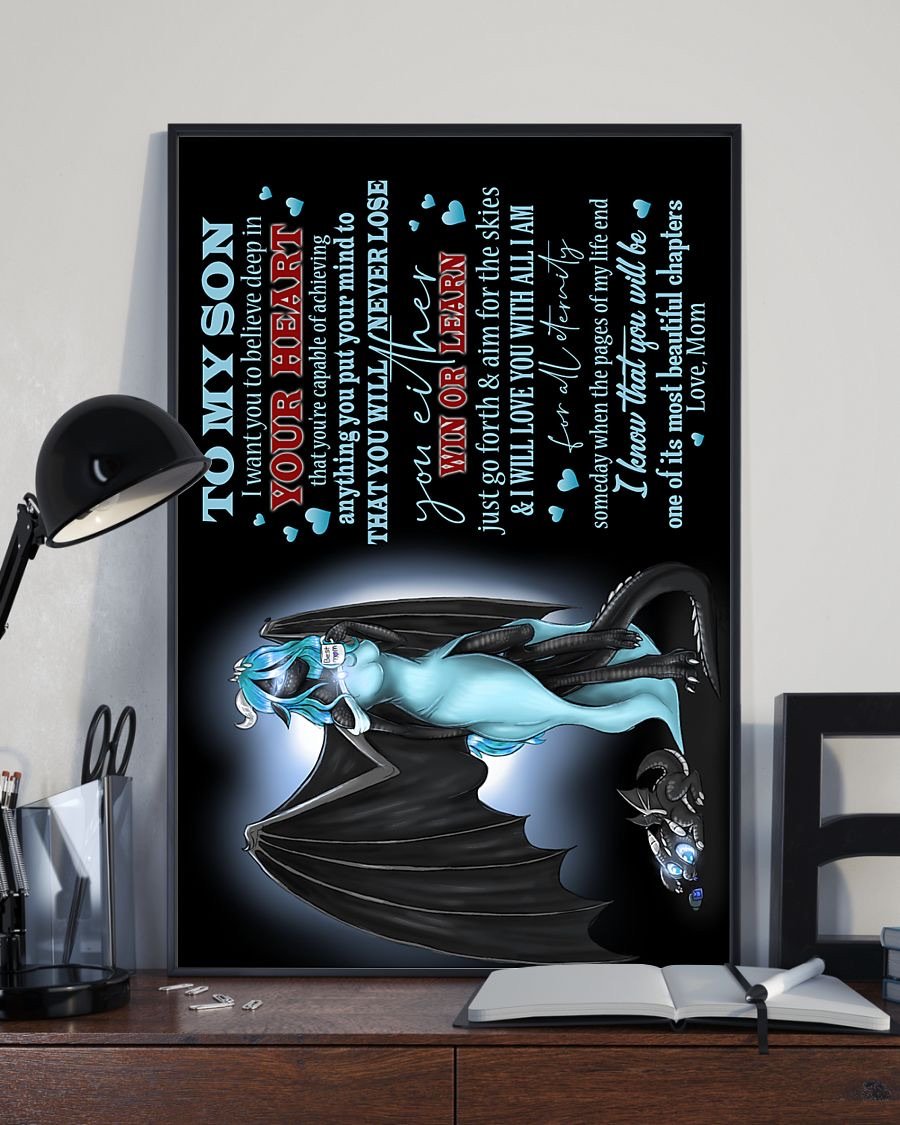 To My Son Poster - Great Gifts For Your Son-A Loves Gift