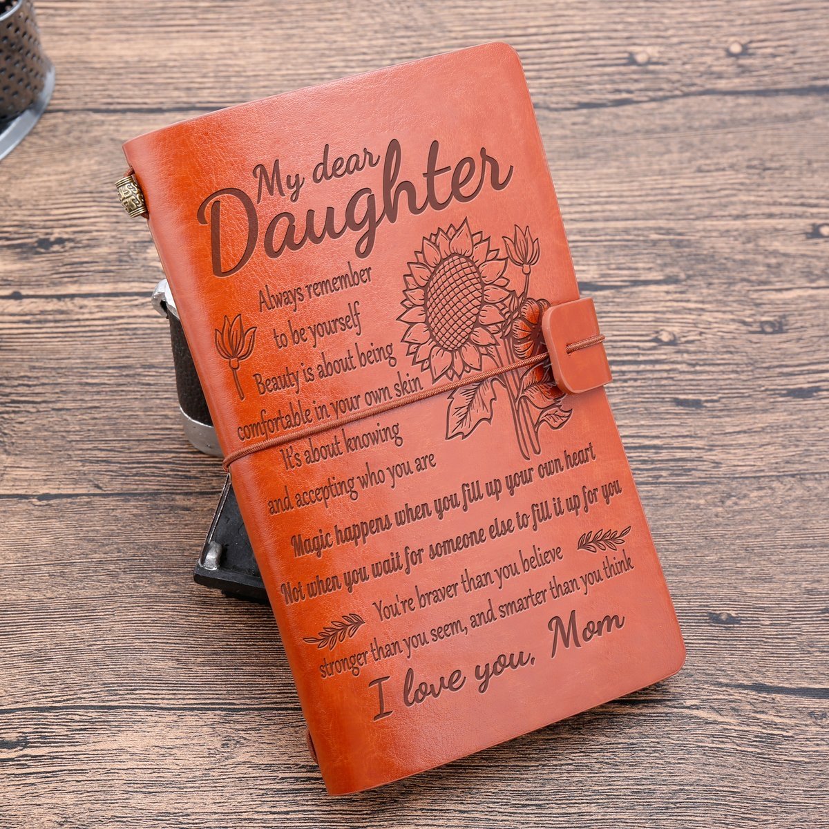 To My Daughter - Vintage Journal Notebook-A Loves Gift