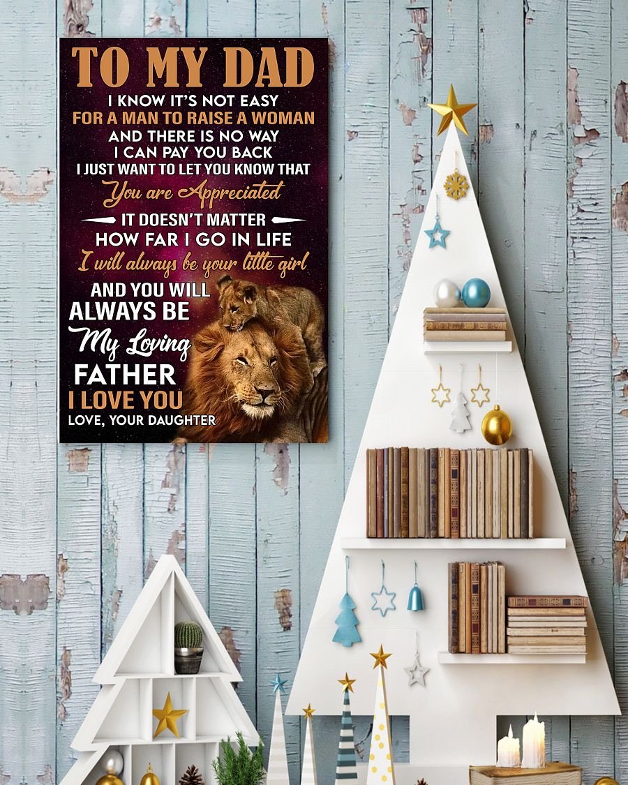 To My Dad Poster-A Loves Gift