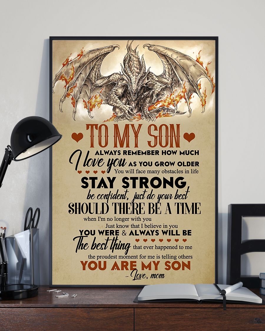 To My Son Poster - Great Gifts For Your Son-A Loves Gift