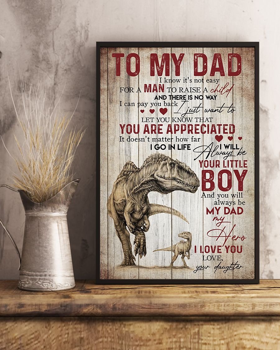 To My Dad Poster-A Loves Gift