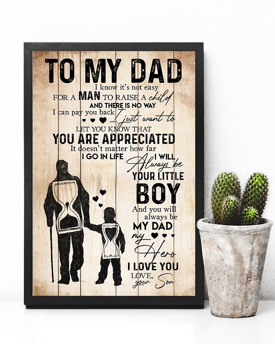 To My Dad Poster-A Loves Gift