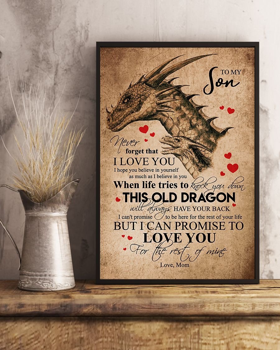 To My Son Poster - Great Gifts For Your Son-A Loves Gift