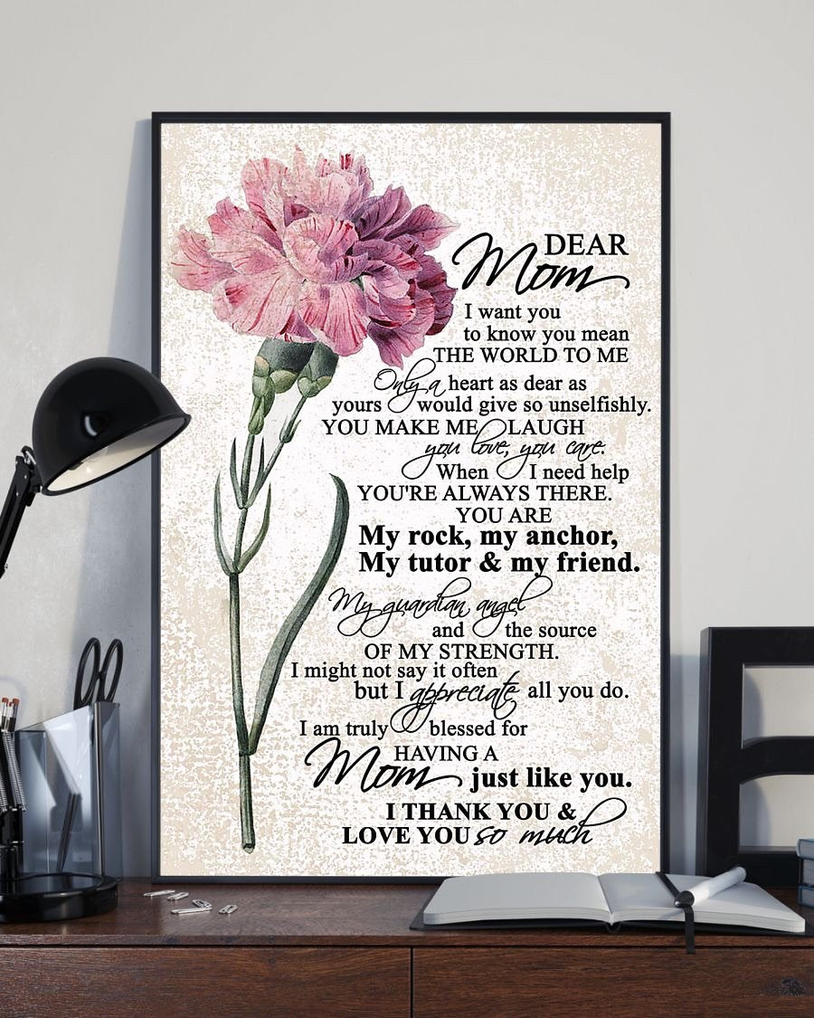 To My Mom Poster-A Loves Gift