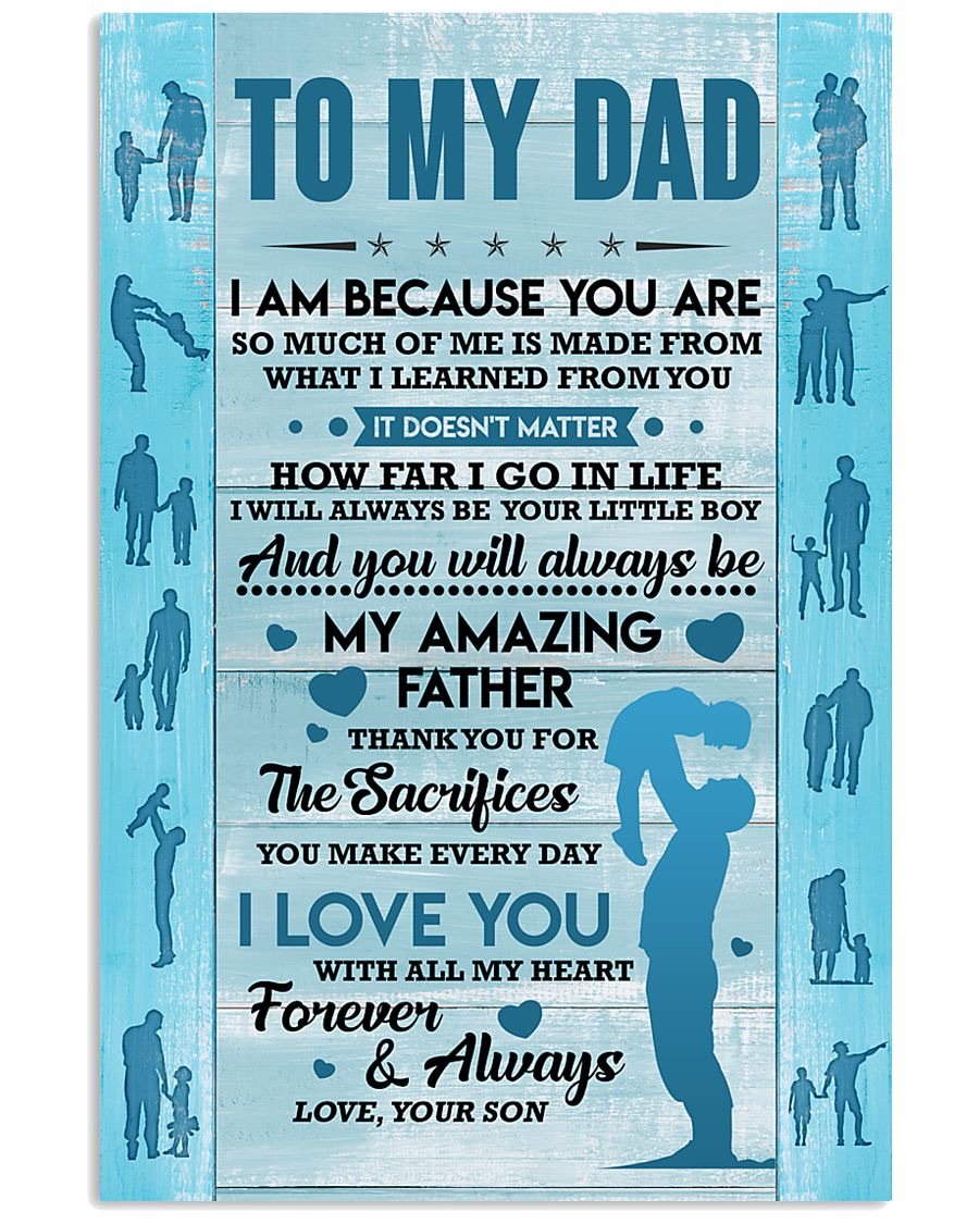 To My Dad Poster-A Loves Gift
