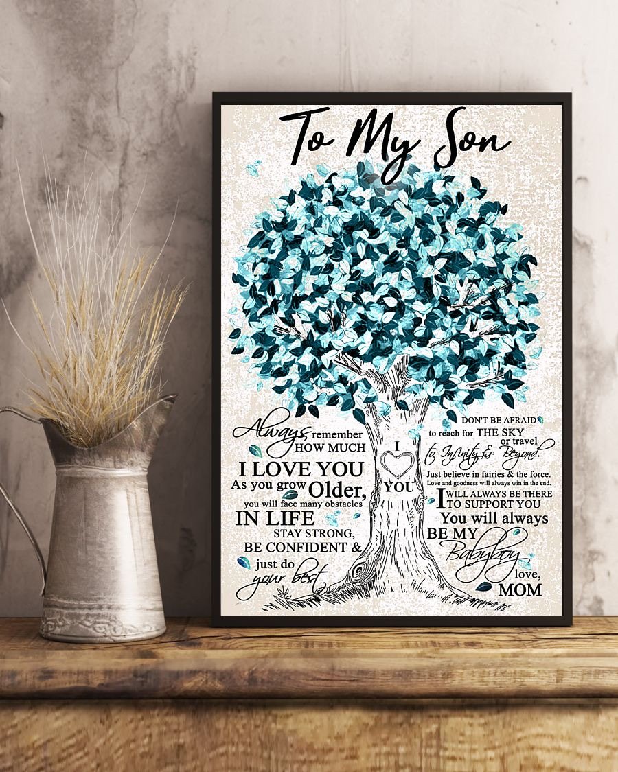 To My Son Poster - Great Gifts For Your Son-A Loves Gift