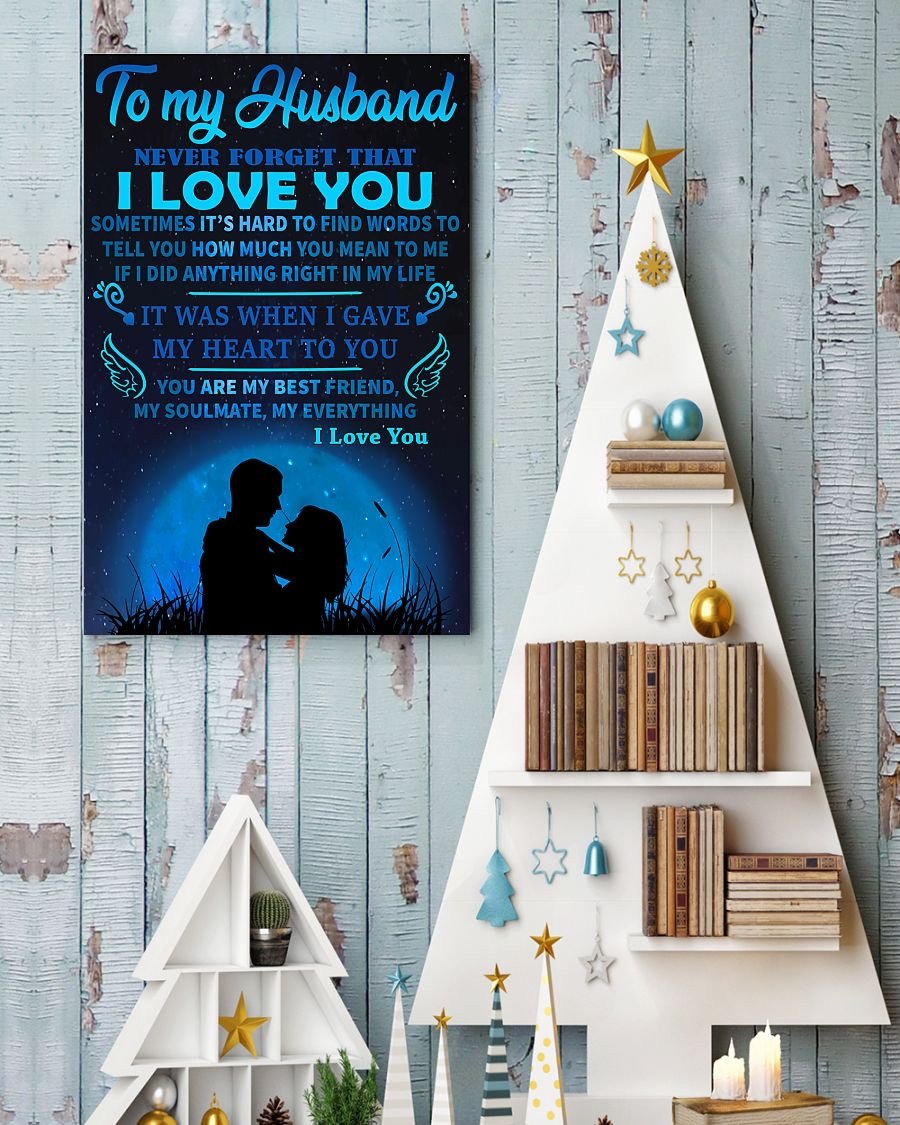 Perfect Gifts For Husband - To My Husband Poster-A Loves Gift