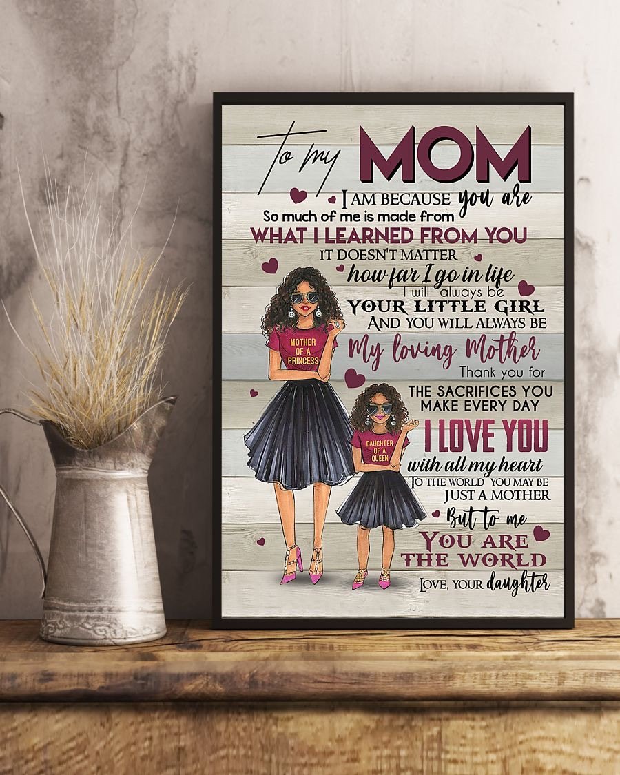 To My Mom Poster-A Loves Gift