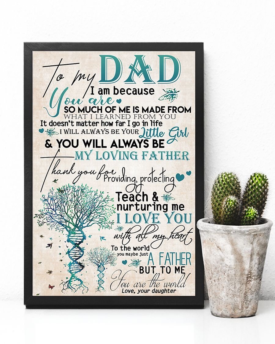 To My Dad Poster-A Loves Gift