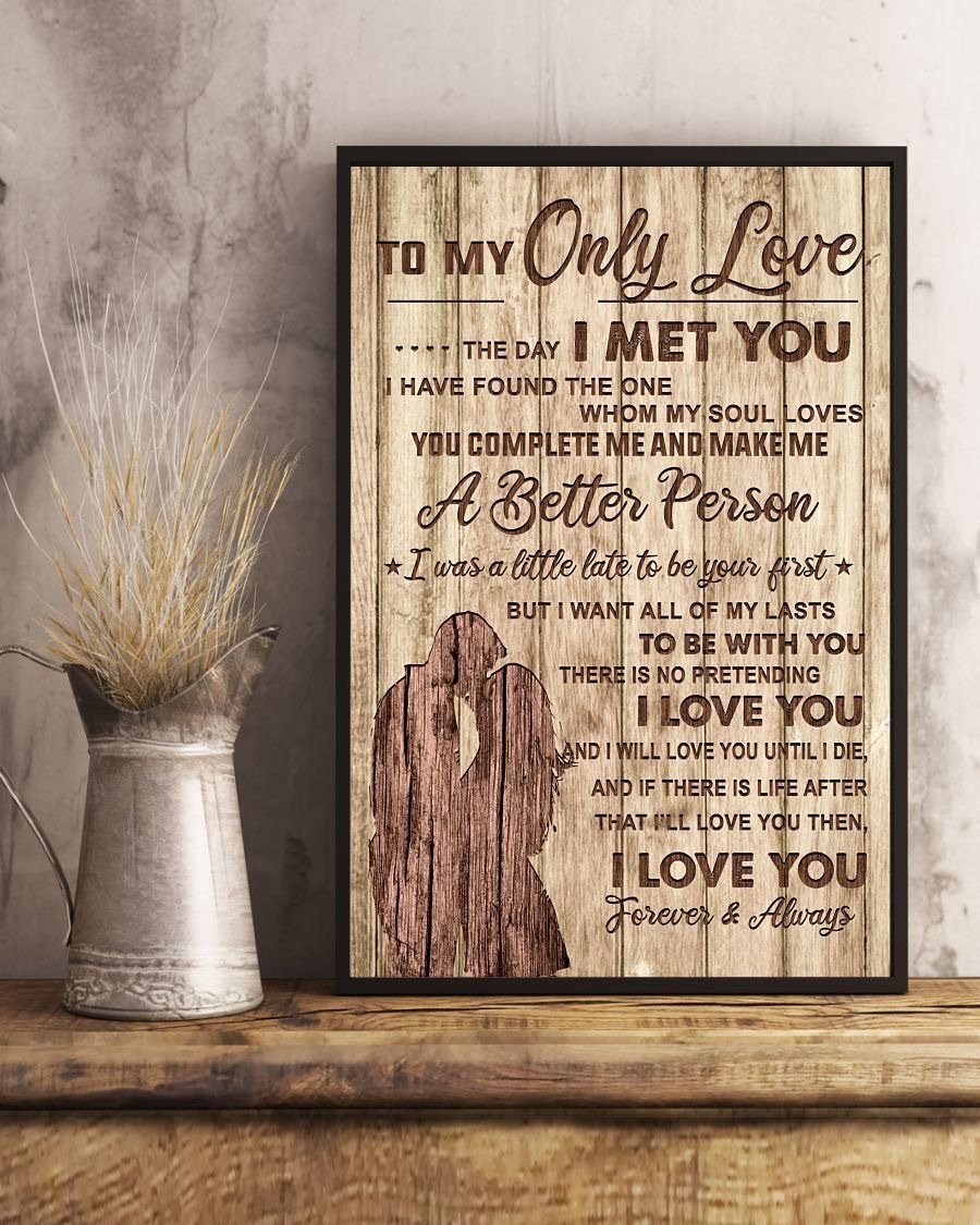 Perfect Gifts For Husband - To My Husband Poster-A Loves Gift
