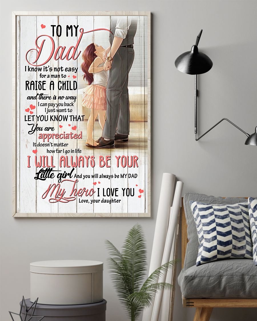 To My Dad Poster-A Loves Gift