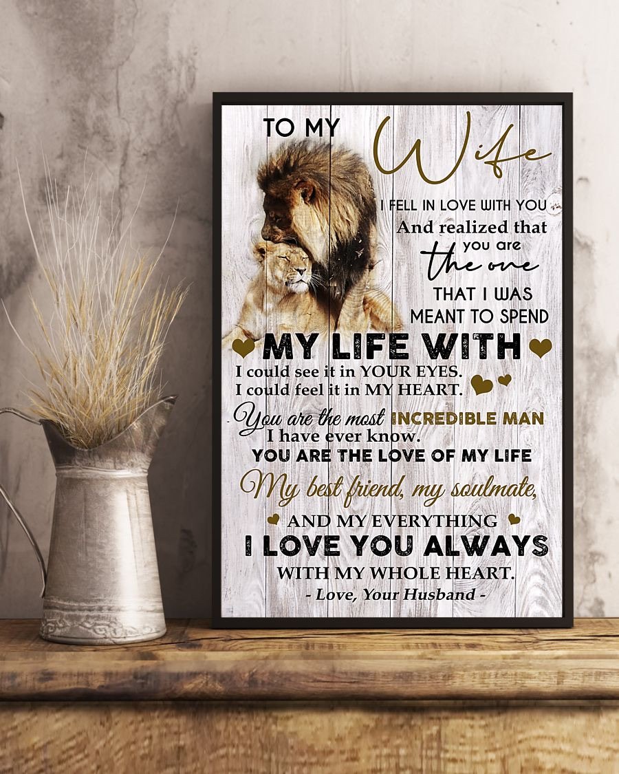 Perfect Gifts For Wife - To My Wife  Poster-A Loves Gift