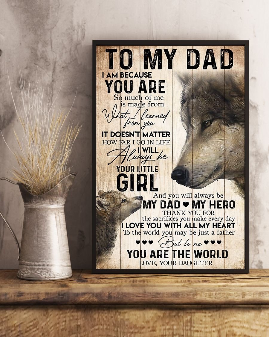 To My Dad Poster-A Loves Gift