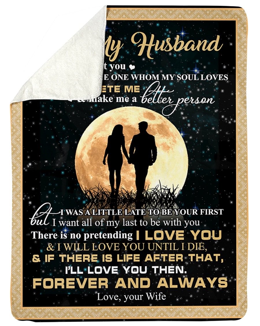 Fleece Blanket - To My Husband Fleece Blanket-A Loves Gift