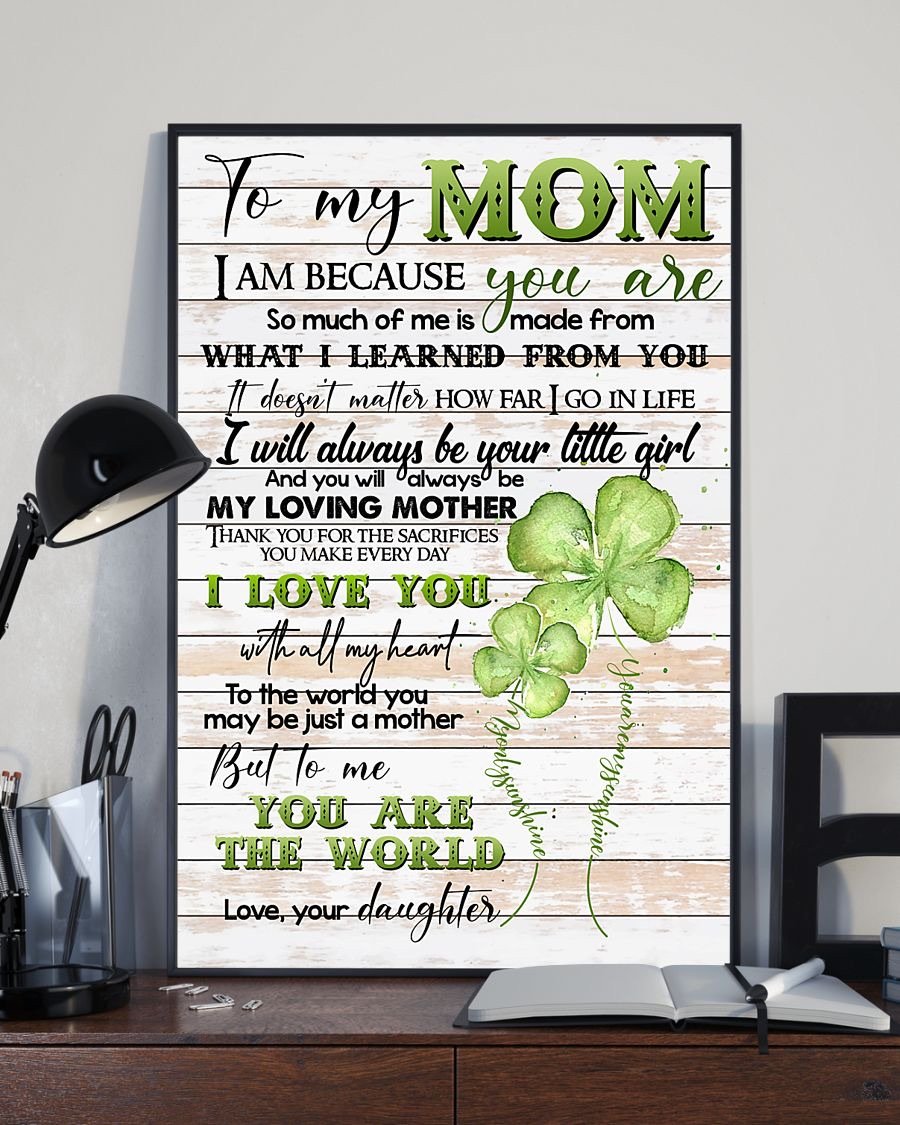 To My Mom Poster-A Loves Gift