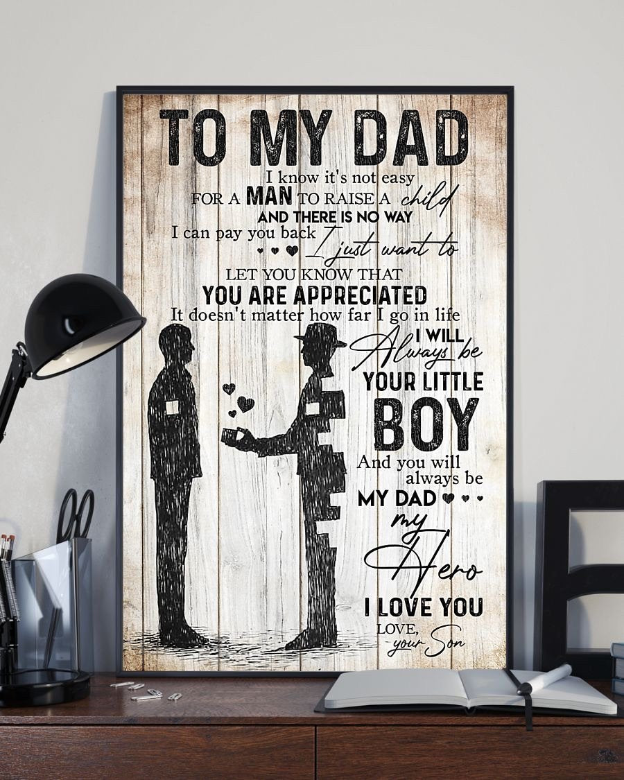 To My Dad Poster-A Loves Gift