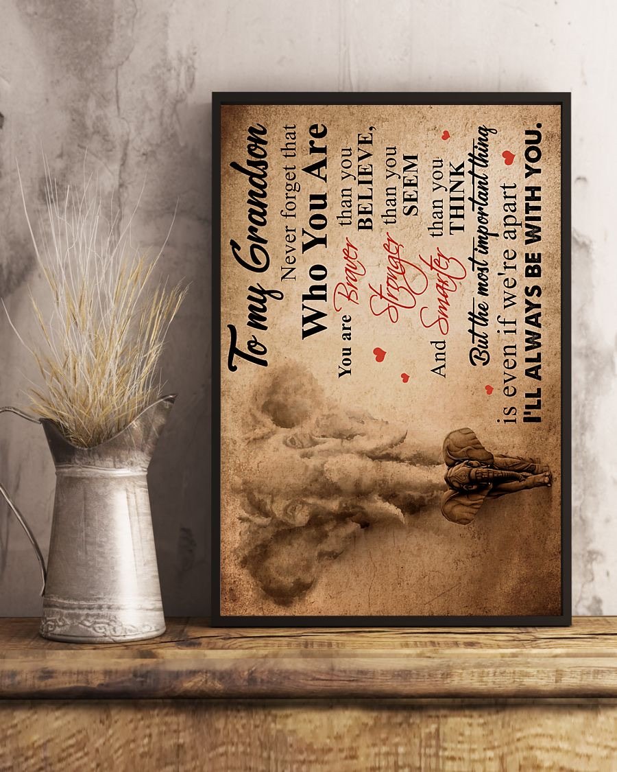 To My Grandson Poster-A Loves Gift
