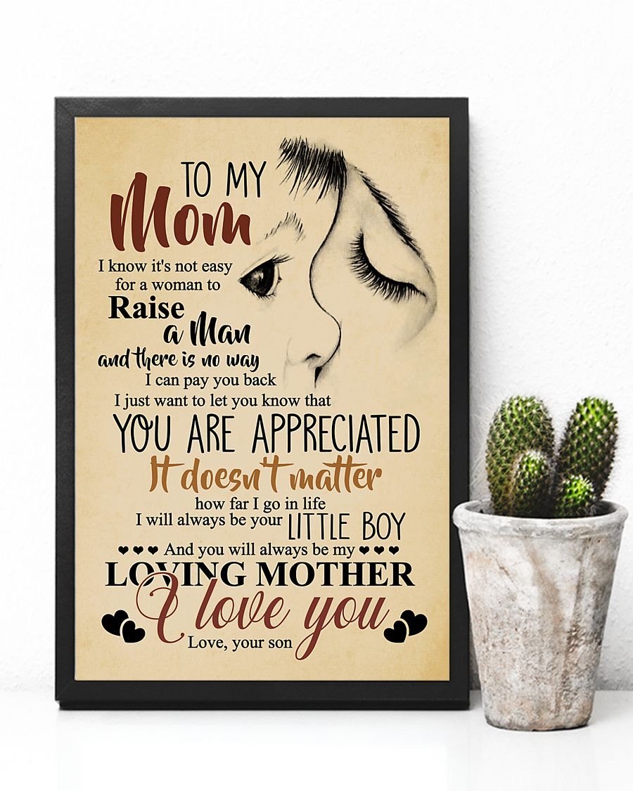 To My Mom Poster-A Loves Gift