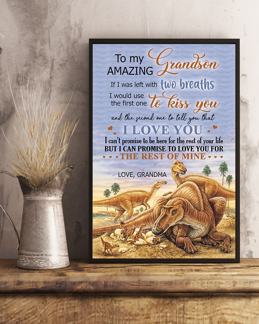 To My Grandson Poster-A Loves Gift