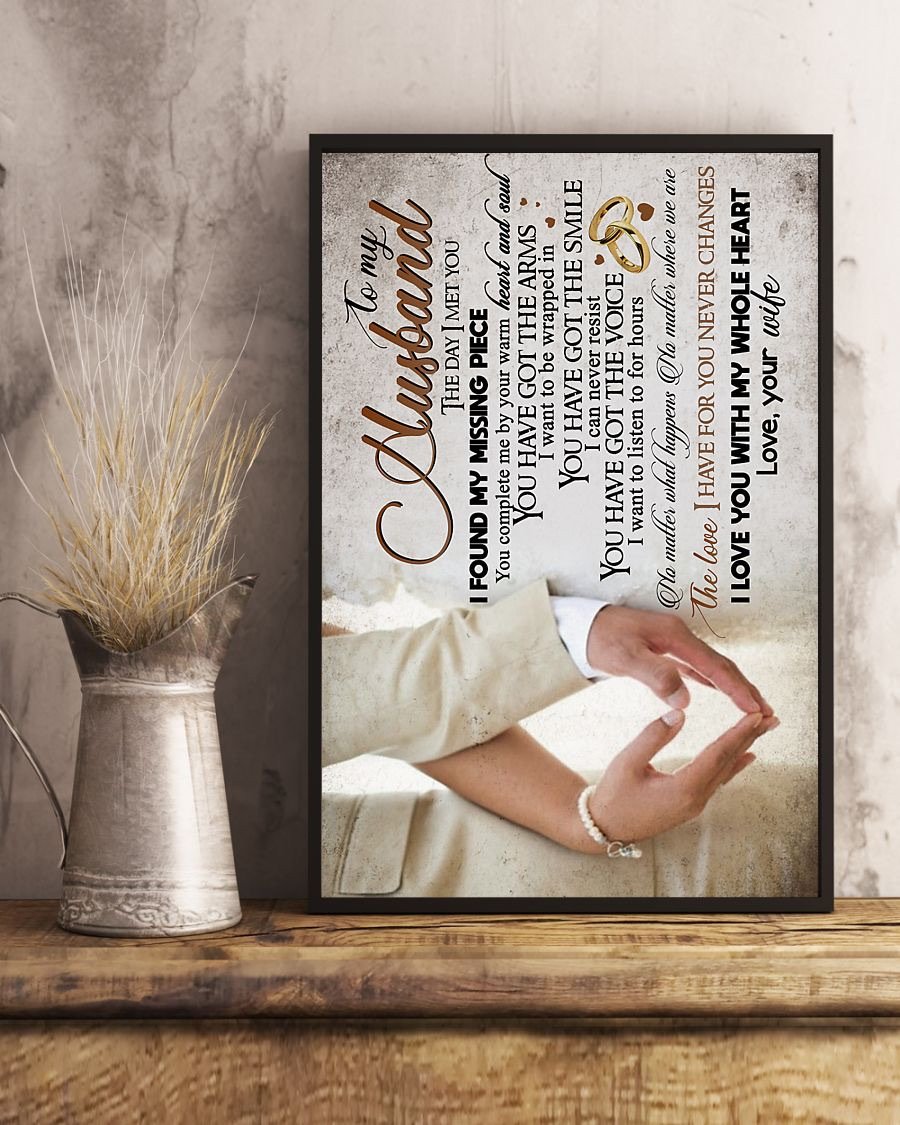 Perfect Gifts For Husband - To My Husband Poster-A Loves Gift