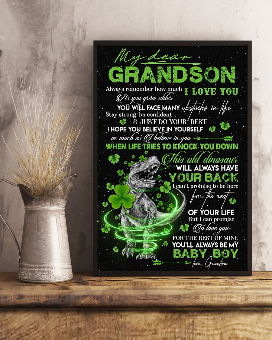To My Grandson Poster-A Loves Gift