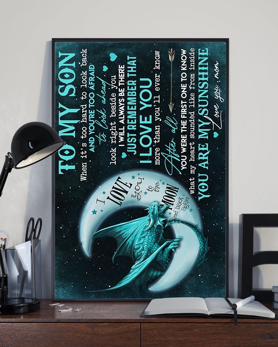 To My Son Poster - Great Gifts For Your Son-A Loves Gift