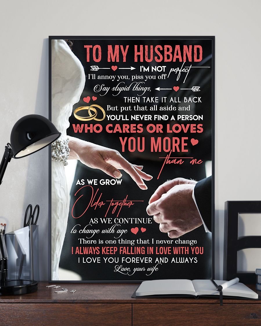 Perfect Gifts For Husband - To My Husband Poster-A Loves Gift