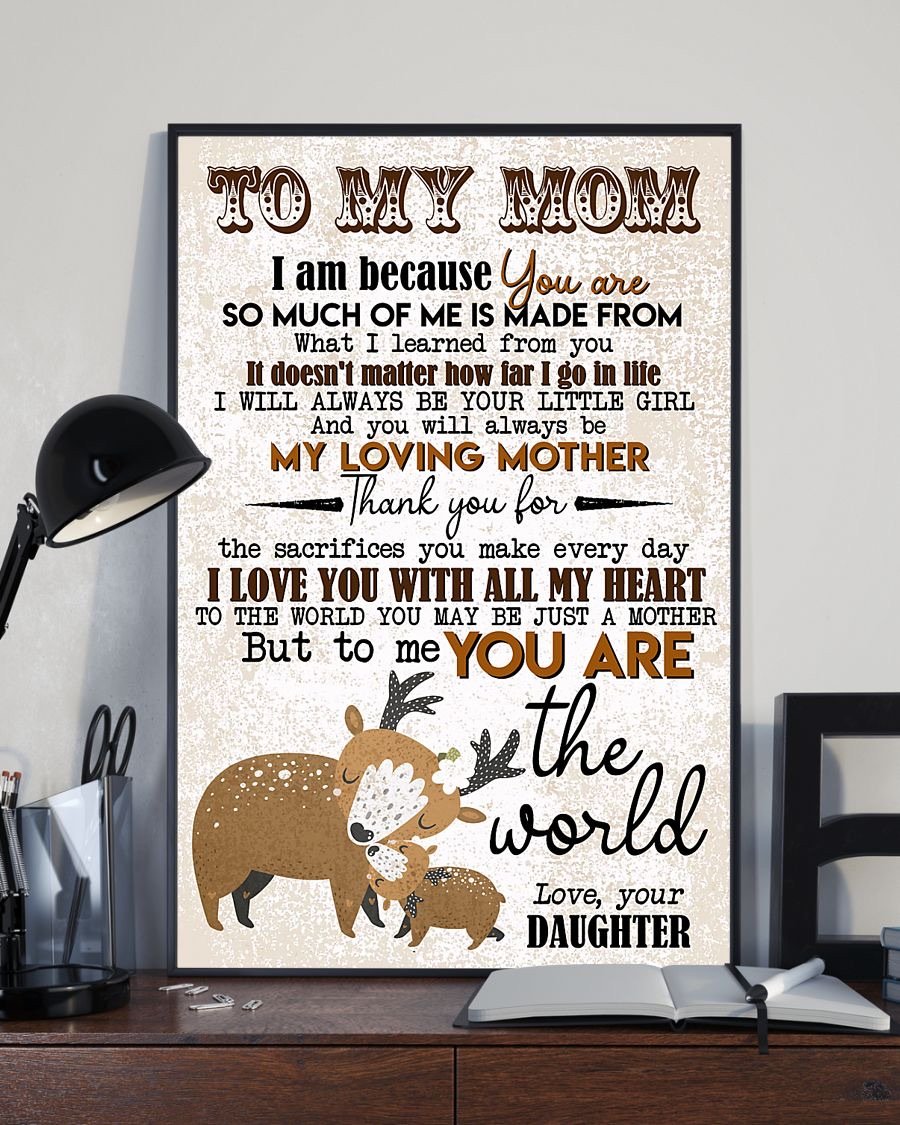 To My Mom Poster-A Loves Gift