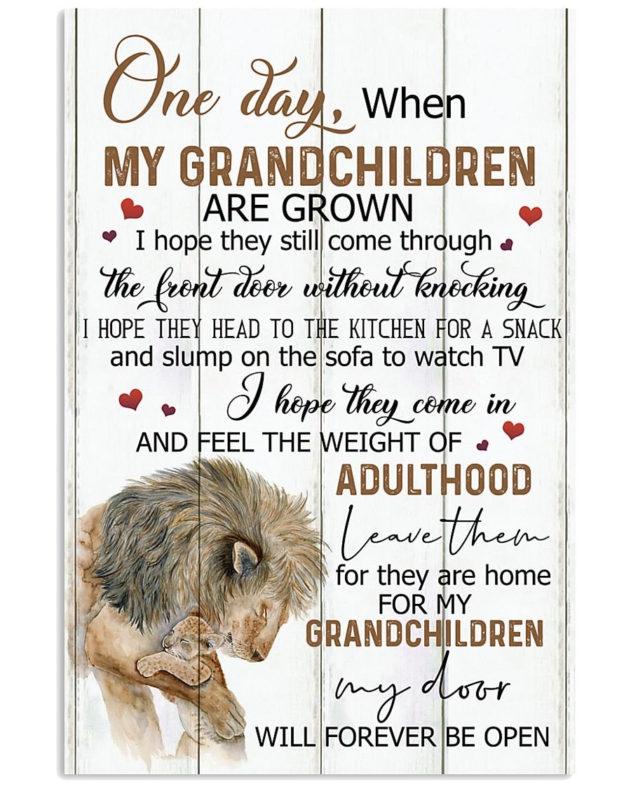 To My Grandson Poster-A Loves Gift