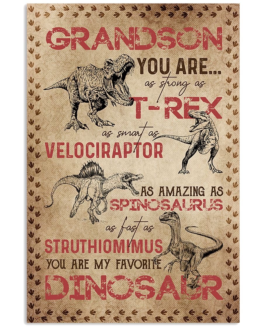 To My Grandson Poster-A Loves Gift