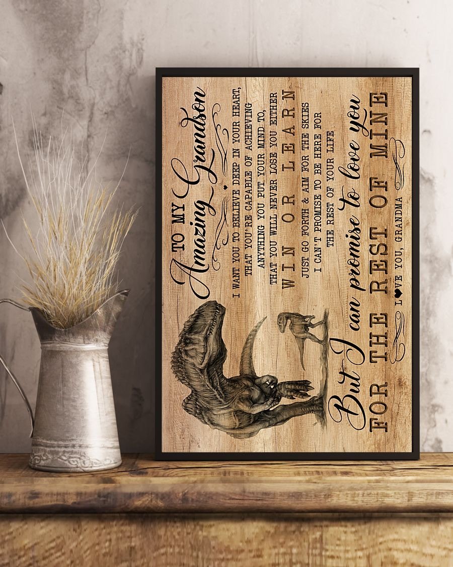 To My Grandson Poster-A Loves Gift
