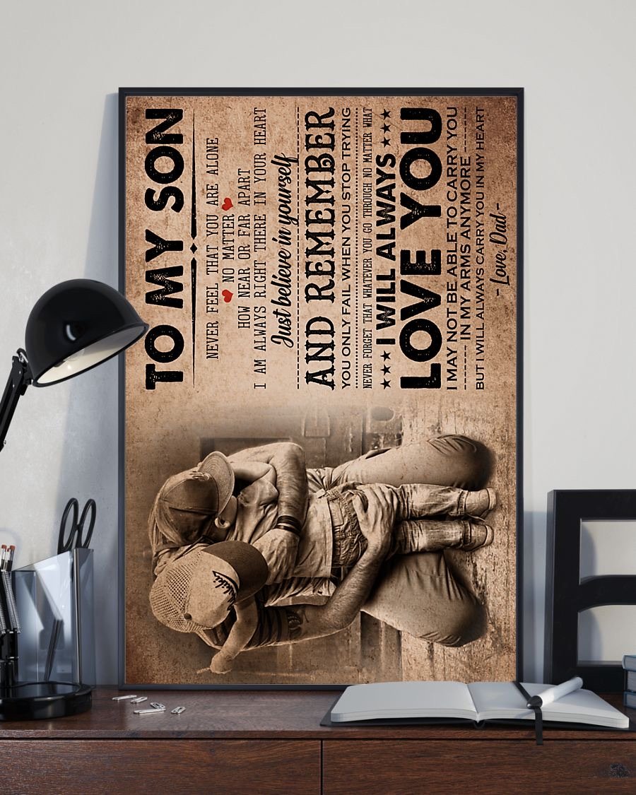 To My Son Poster - Great Gifts For Your Son-A Loves Gift