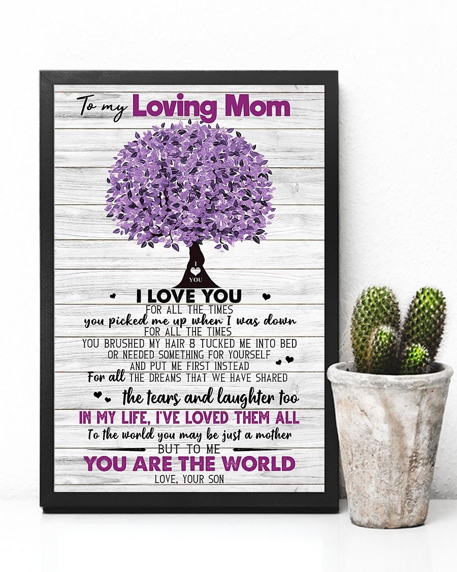 To My Mom Poster-A Loves Gift