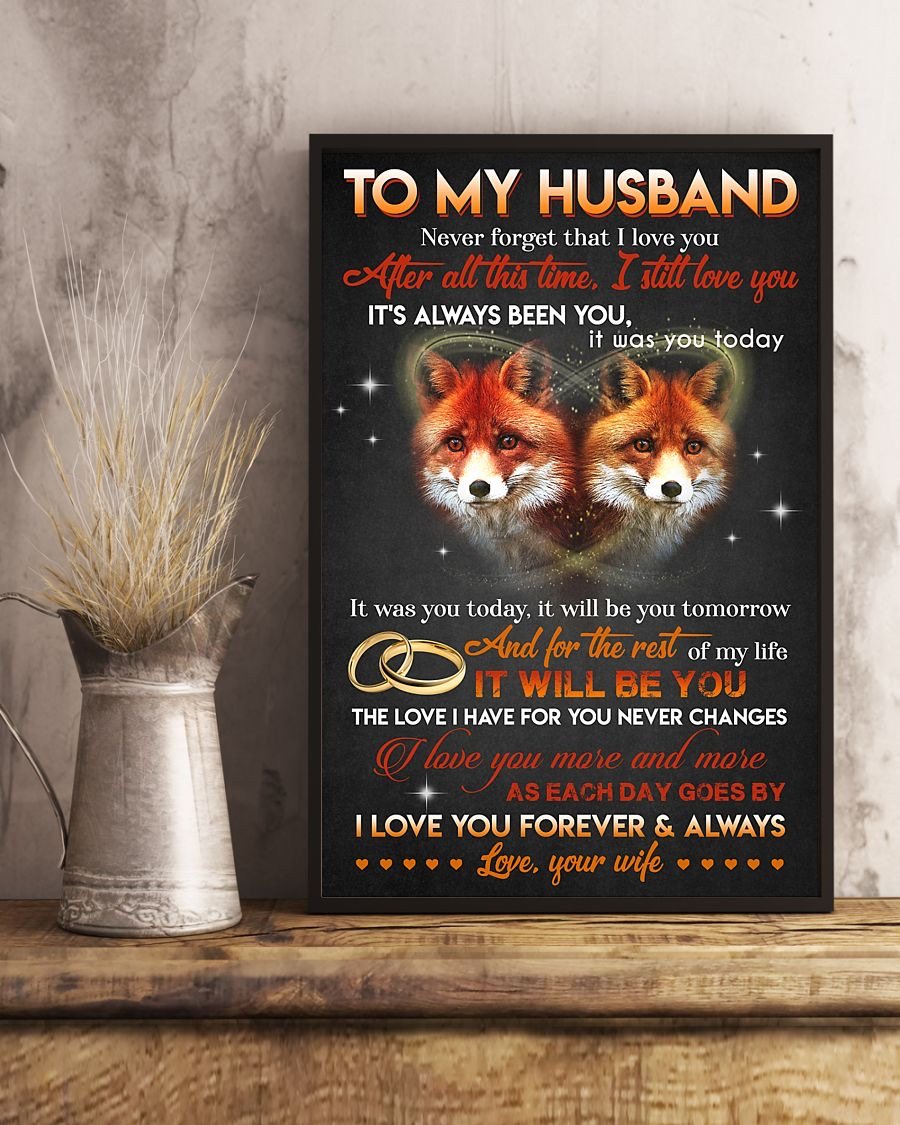 Perfect Gifts For Husband - To My Husband Poster-A Loves Gift