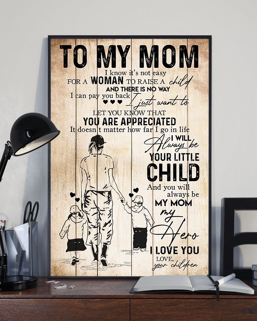 To My Mom Poster-A Loves Gift