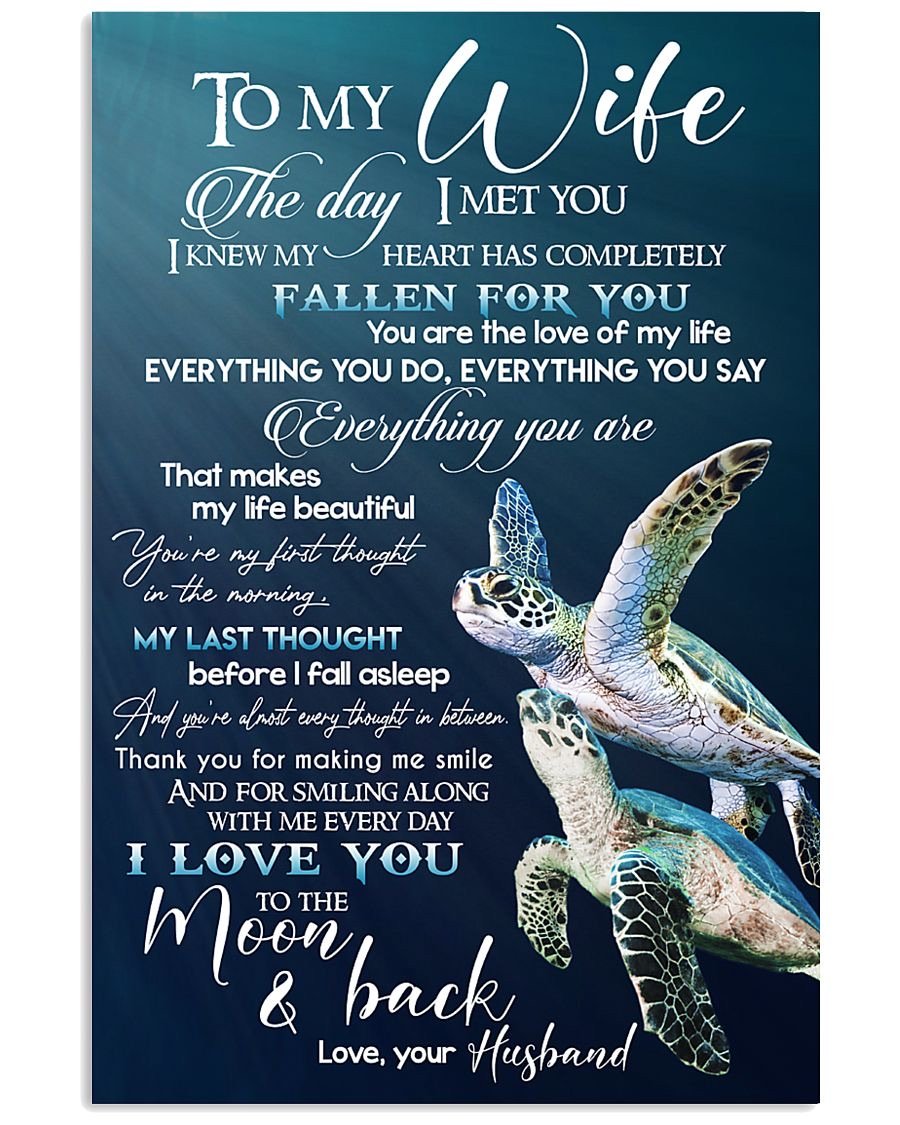 Perfect Gifts For Wife - To My Wife  Poster-A Loves Gift