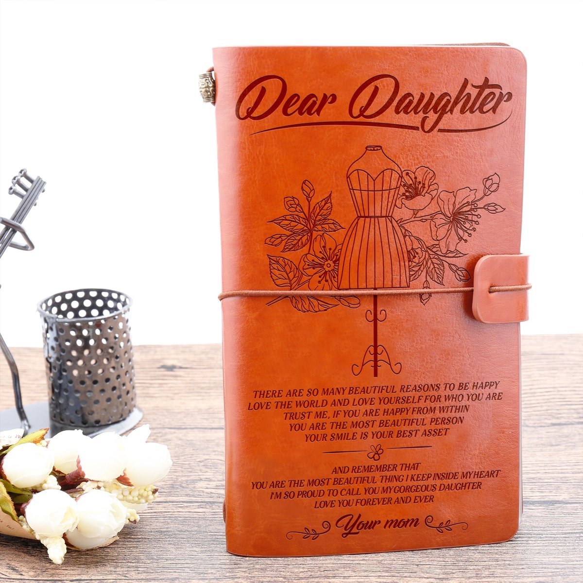 To My Daughter - Vintage Journal Notebook-A Loves Gift