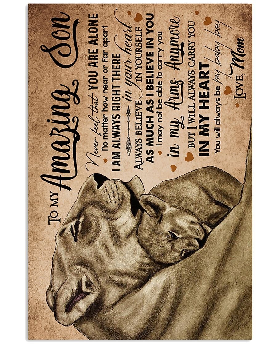 To My Son Poster - Great Gifts For Your Son-A Loves Gift