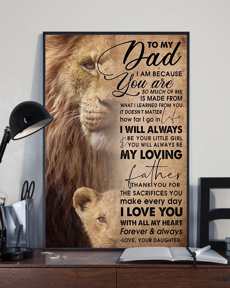 To My Dad Poster-A Loves Gift