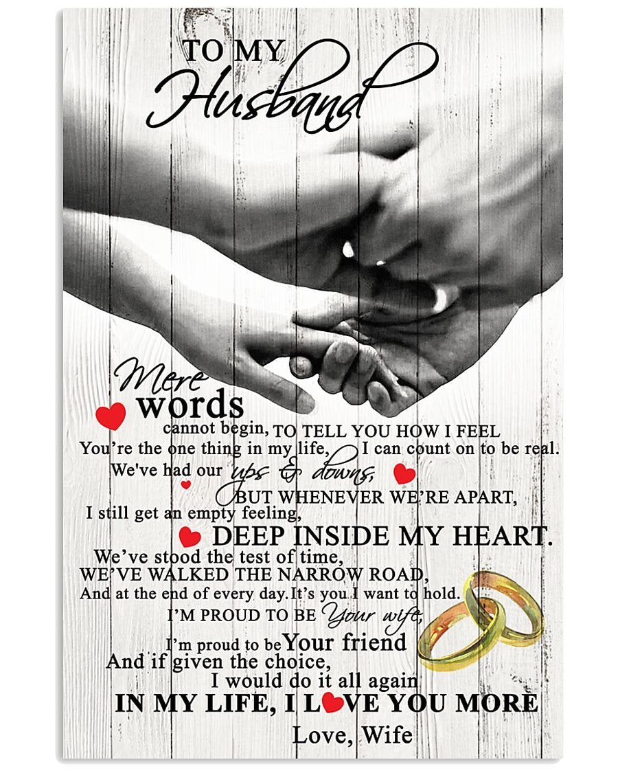 Perfect Gifts For Husband - To My Husband Poster-A Loves Gift