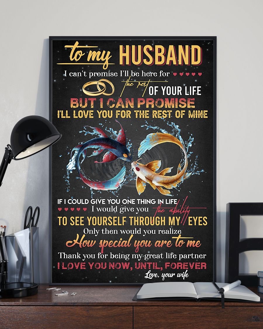 Perfect Gifts For Husband - To My Husband Poster-A Loves Gift