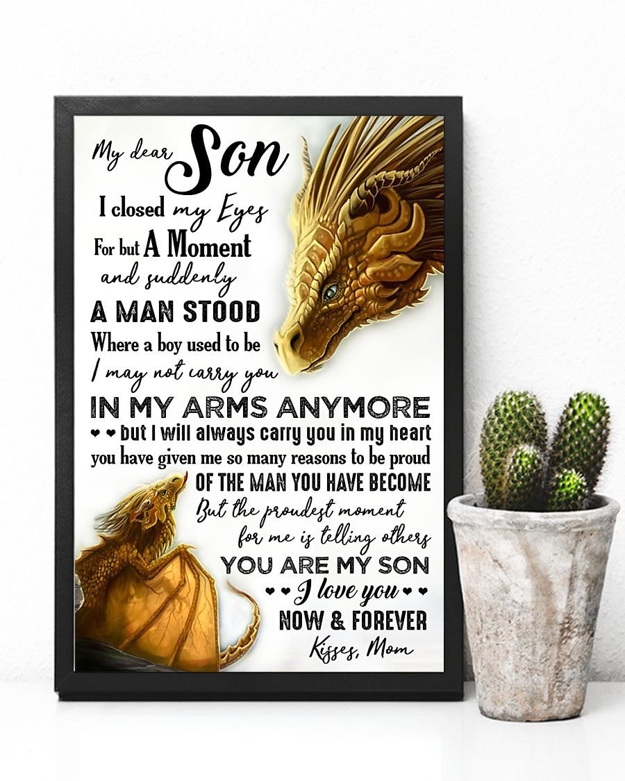 To My Son Poster - Great Gifts For Your Son-A Loves Gift